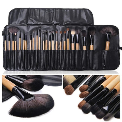 GlamLuxe™ 24-Piece Makeup Brush Set