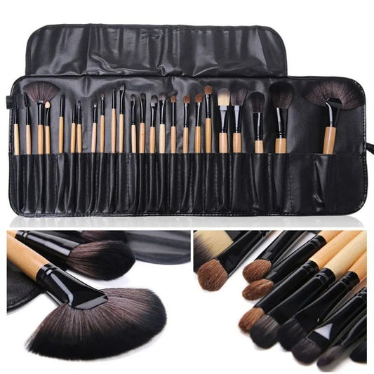 GlamLuxe™ 24-Piece Makeup Brush Set